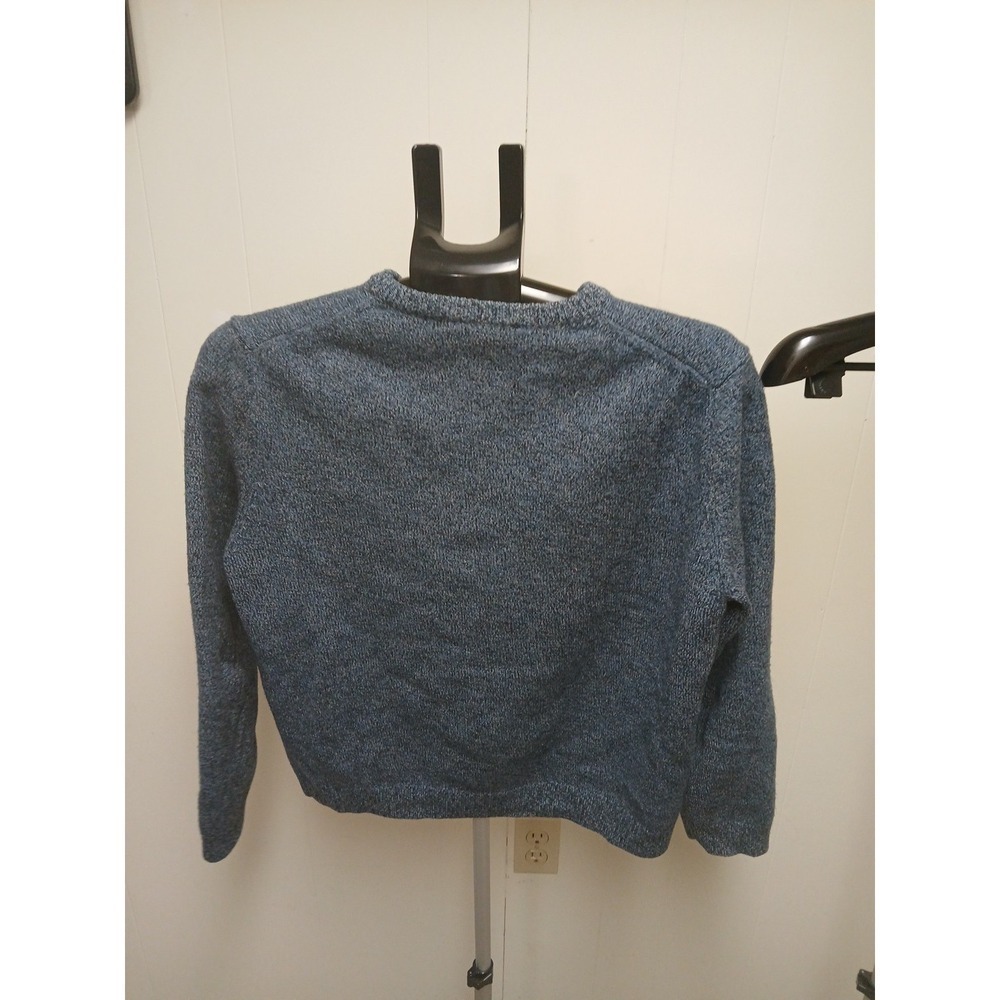J.CREW Blue Medium Wool  Sweater, 100% Marino Wool!!‎ - Picture 3 of 5